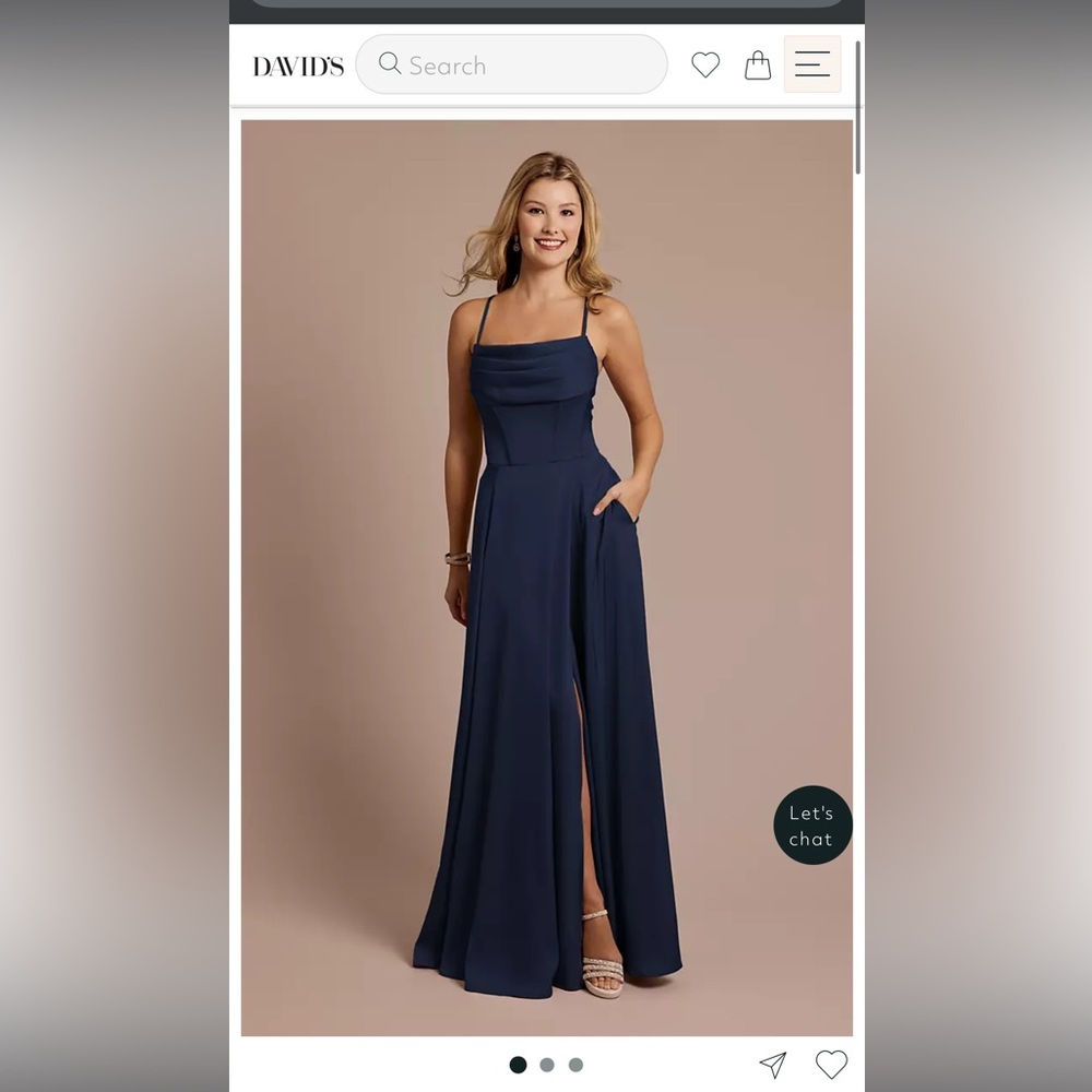 David’s Bridal Bridesmaid Dress
